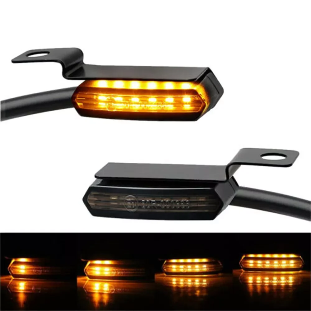 Motorrad Blinker Lenker Licht LED Blinker Lichter für Harley Davidson Sportster 1200 883 Straßen fahrräder, Kreuzer,