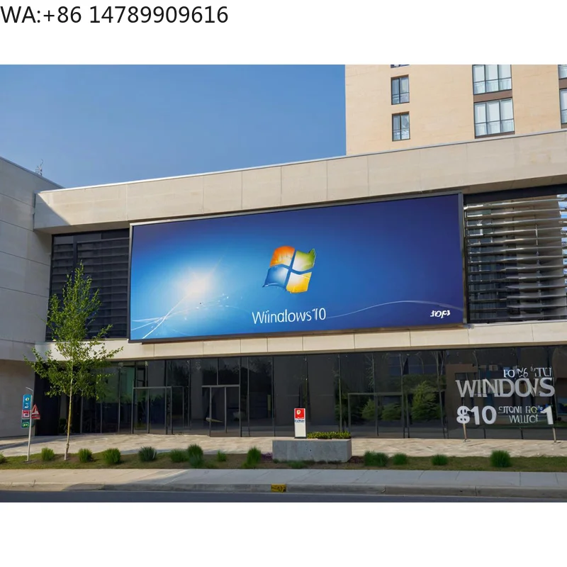 Waterproof Custom LED Displays Video Wall Panel Mount Outdoor Billboard Advertising Big ScreenChip On BoardTransparent Display