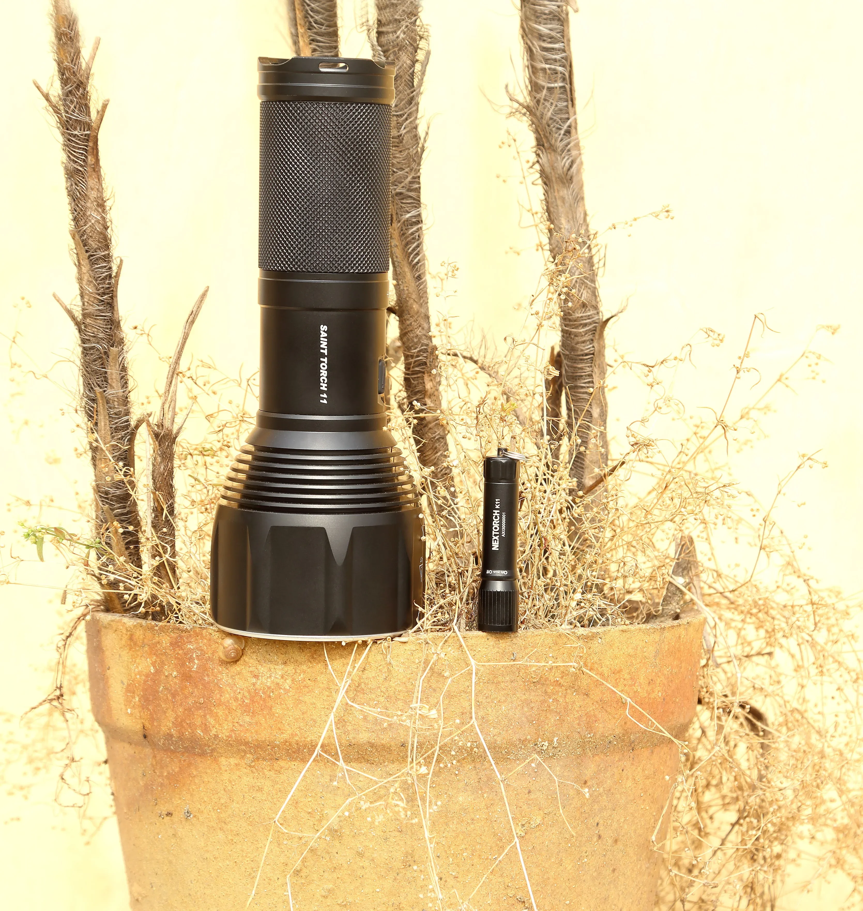 2022 Nextorch 3500 Lumen Powerful Flashlight SAINT TORCH 11 Led Strobes Lights Night Lighting Outdoor Hiking Torch