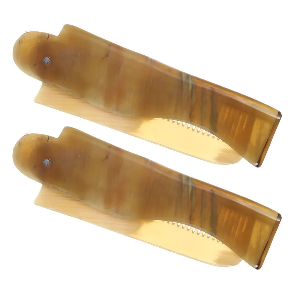 

2 Pcs Comb Travel Portable Pocket Hair Brushes Foldable Combs Folding Hairbrush