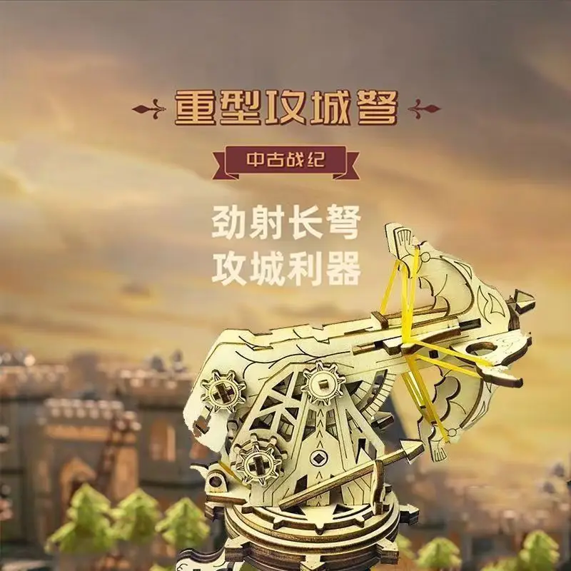 DIY Crossbow 3d Three-dimensional Puzzle Assembly Model Children's   Creative Handmade Student  Simulation