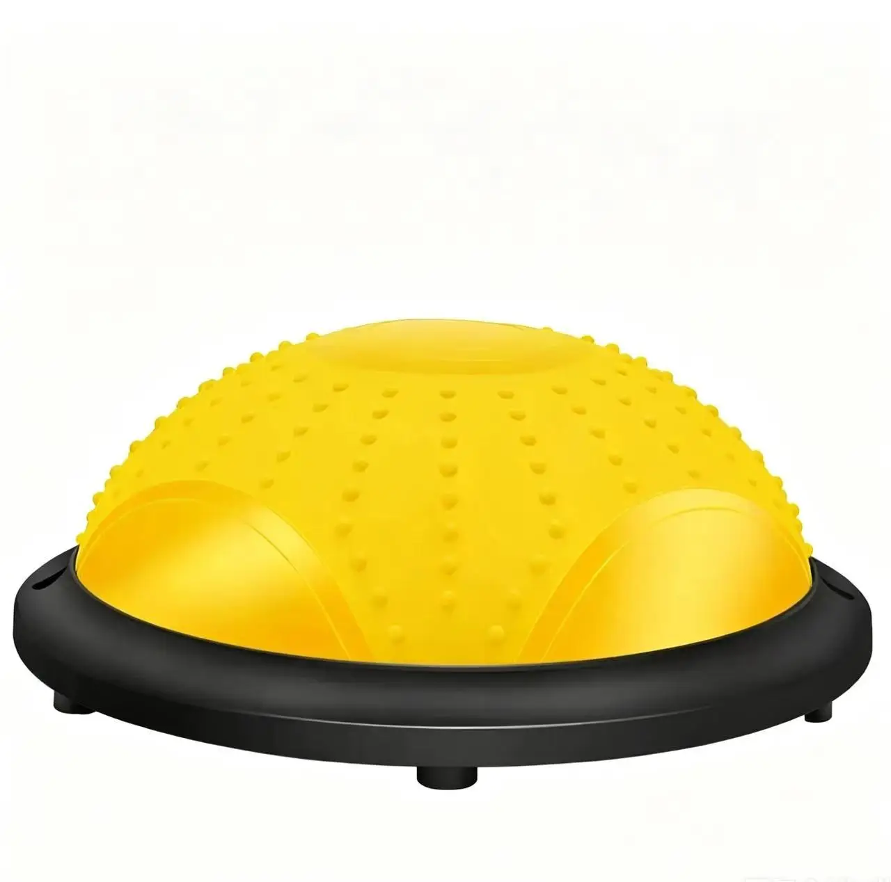Factory Direct PVC Wave Speed Ball Semicircular Ball Various Diameter Printable LOGO Frosted Non-slip Yoga Hemisphere Auxiliary
