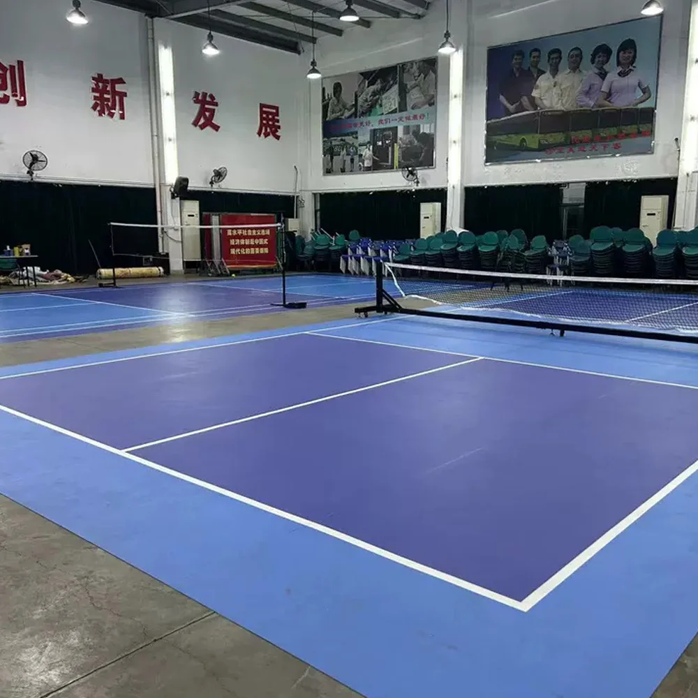 

Beable Indoor Use PVC Pickleball Flooring – Durable, Shock-Absorbing, Customizable Design