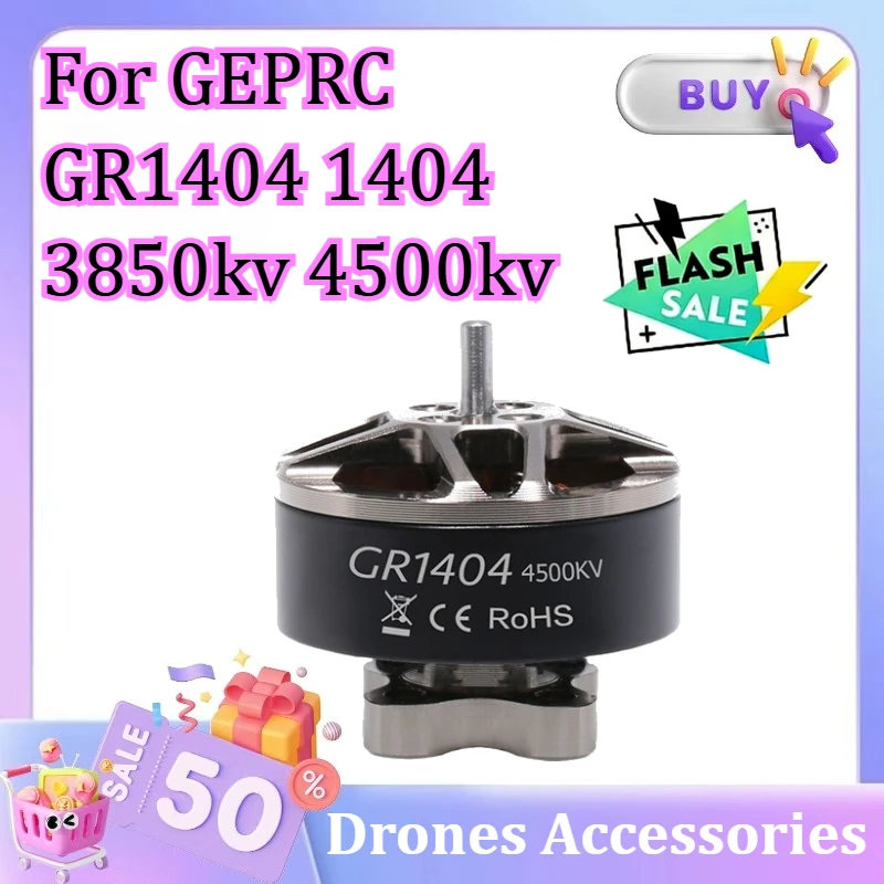 

For GEPRC GR1404 1404 3850kv 4500kv Brushless Motor 2-4S For RC DIY FPV Racing Drone Long-Range Cinelog 25 V2