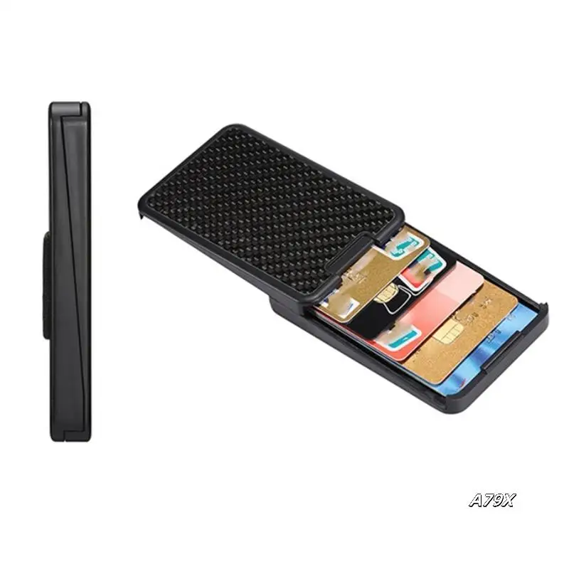 

Мужской RFID-кошелек с защитой от кражи, чехол для кредитных карт, кошелек для кредитных карт, банковской и визитных карточек