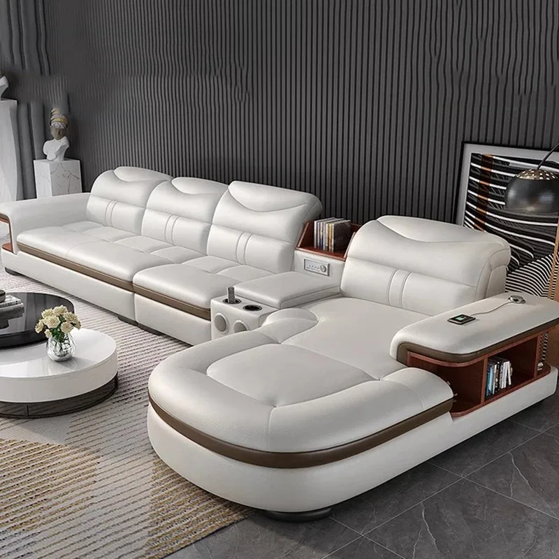 Fashion Minimalist Living Room Sofas Couch Nordic Leather Interior Floor Living Room Sofas Lounge Sillon Cama Trendy Furniture