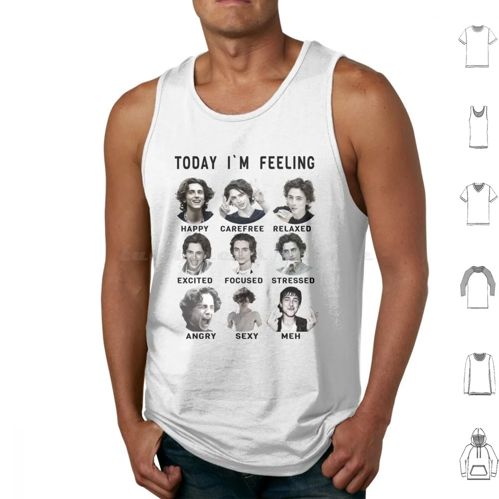 Timothee Chalamet-Funny Feelings Tank Tops Vest Sleeveless Timothee Chalamet Timothee Chalamet Timothee Chalamet Timothee