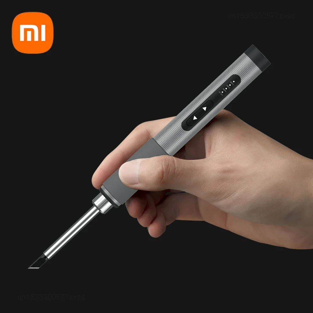 Xiaomi RONGUAN 72W Intelligent Electric Soldering Iron 300-450℃ Rapid Heating Soldering Pen Temp Calibration Voltage Adjust Tool