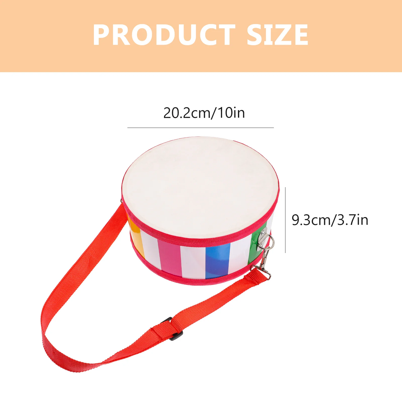 1 مجموعة أطفال كمين الأطفال أدوات قرع الموسيقى التعليمية مجموعة طبلة مع العصي للأطفال الصغار طقم طبلة كمين