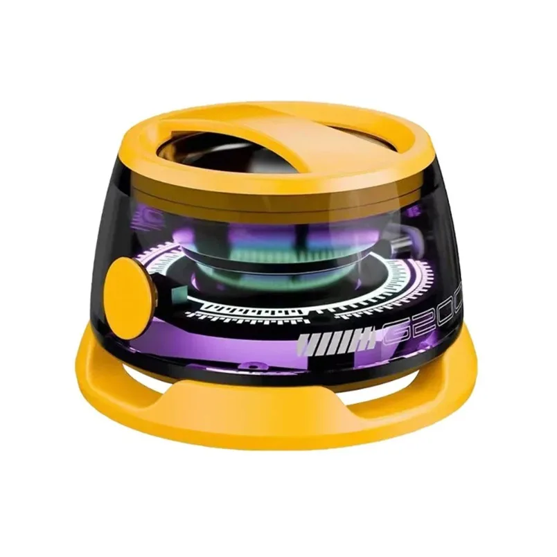 BT 5.3 Mini Tragbarer Bluetooth-Lautsprecher G200 RGB-Farblicht Magnetischer Lautsprecher Kleine Soundbox Telefonhalter Drahtloser Lautsprecher – Detail 30