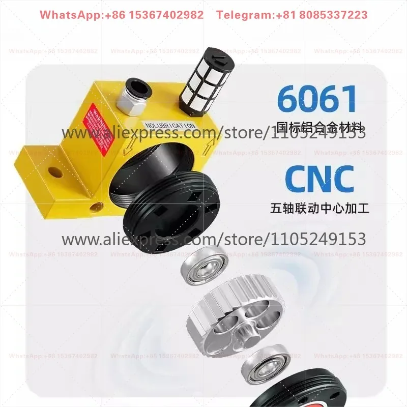 Pneumatic Vibrator GT-08/10/13/16/25/32/48 Oscillator Turbine Type Small Vibrator Air Hammer K