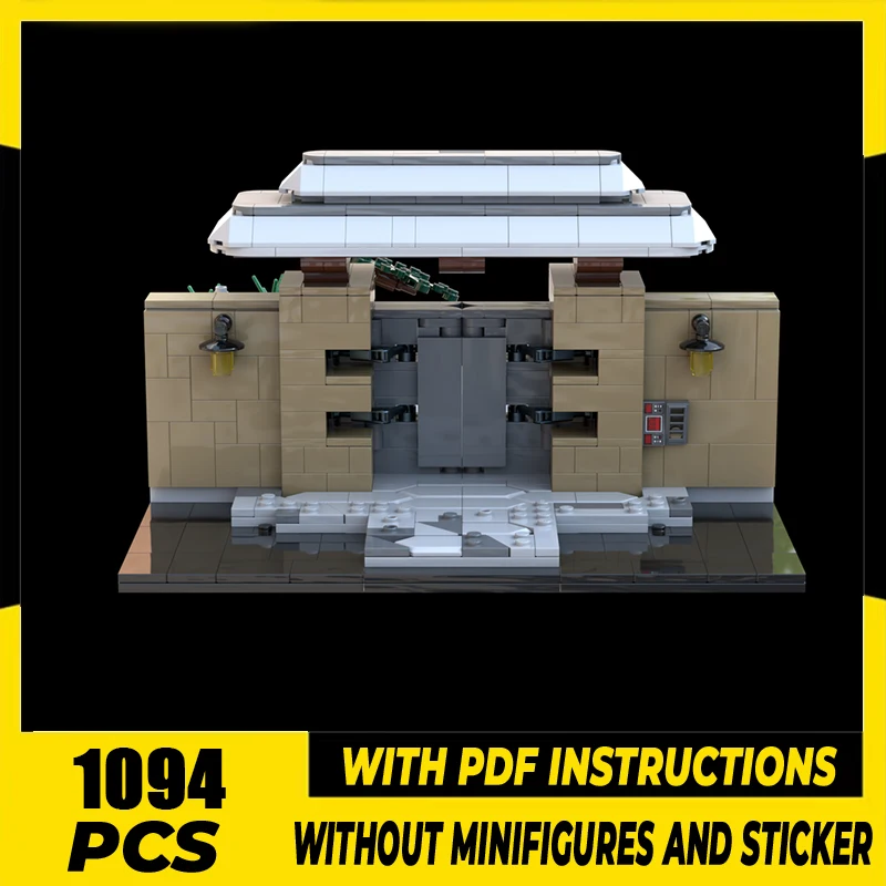 

Popular Movie Model Moc Building Block Duel Scene Display Model Technology Gifts Toys DIY Construstion Assembly Sets Assembly