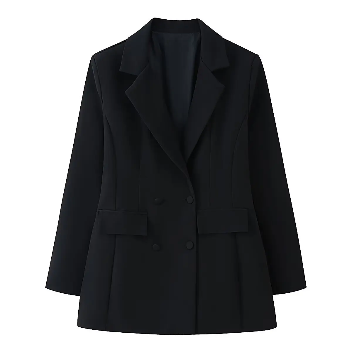 

Women's Fashion Five-Color Turn-Down Collar Long-Sleeve Blazer Solid Color Breasted Blazer For Women Office Perfect Formal ORKG