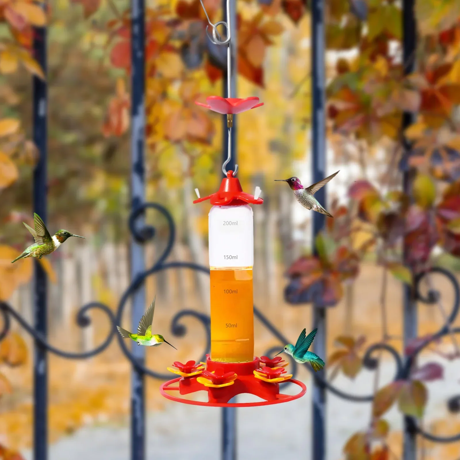 

Outdoor Hanging Hummingbird Feeder Tool, Anti Ant Garden Courtyard, Honeybee Water Feeder