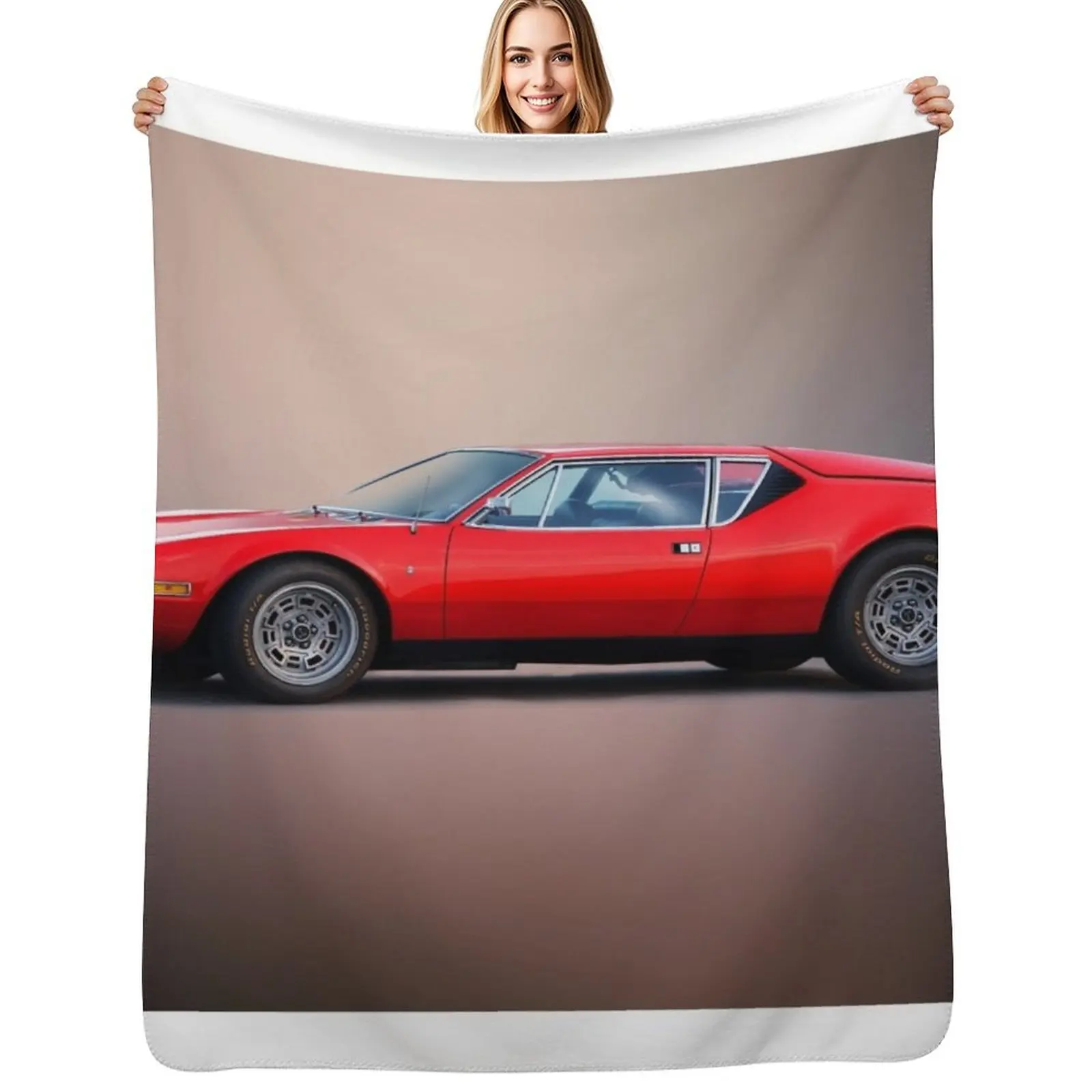 

deTomaso Pantera Throw Blanket warm for winter Polar Decorative Beds Cute Plaid Blankets