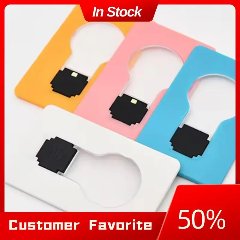 

AT03 Top Bedroom Lighting Simplified: 8 Pocket Card USB Mini LED Night Lights, Energy-Saving Design