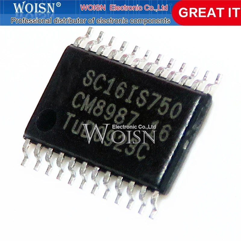 10PCS SC16IS750IPW SC16IS750 TSSOP-24