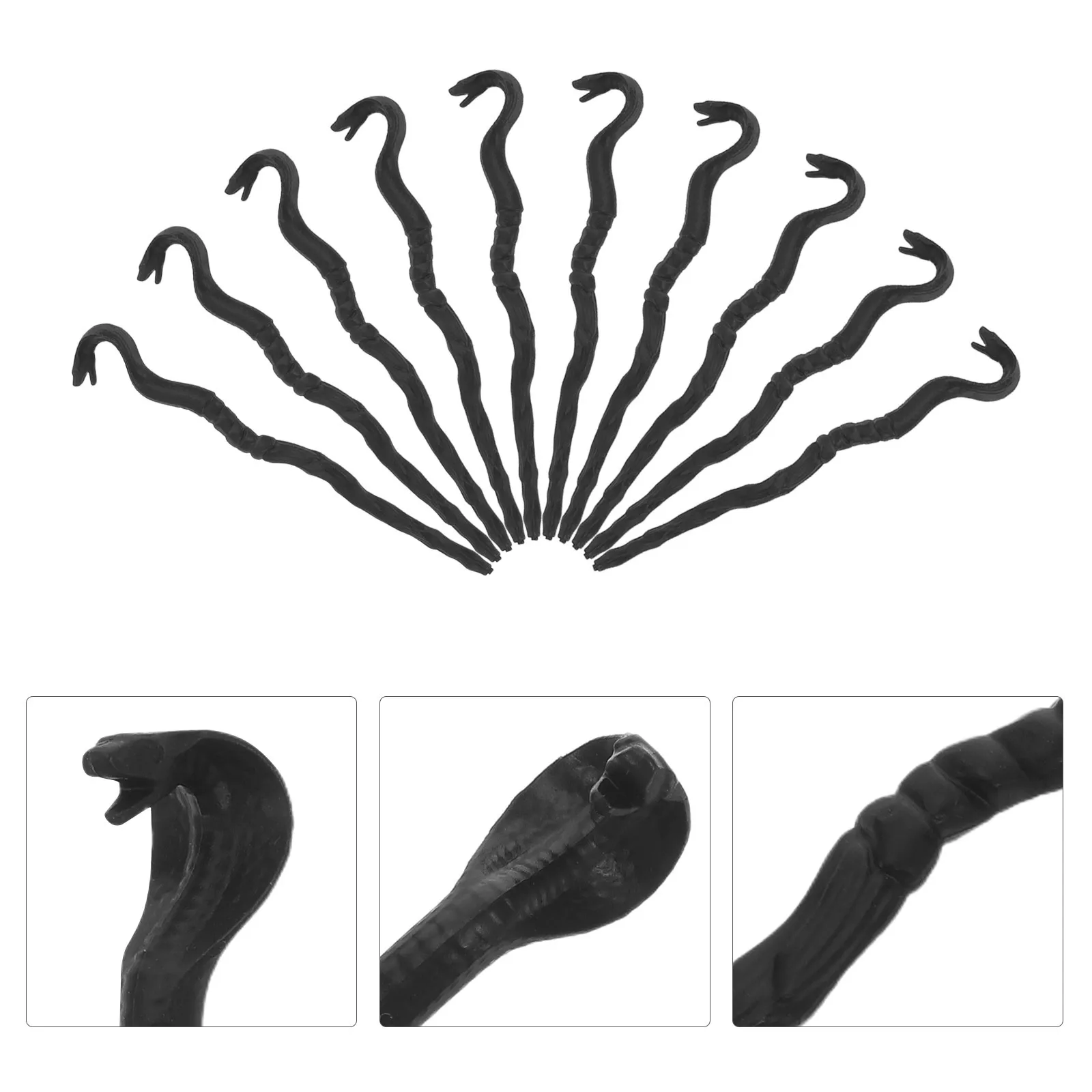 

48 шт., трость с головой змеи, Хэллоуин, персонал волшебника, миниатюрная египетская змеиная палочка, реквизит для Хэллоуина, декор