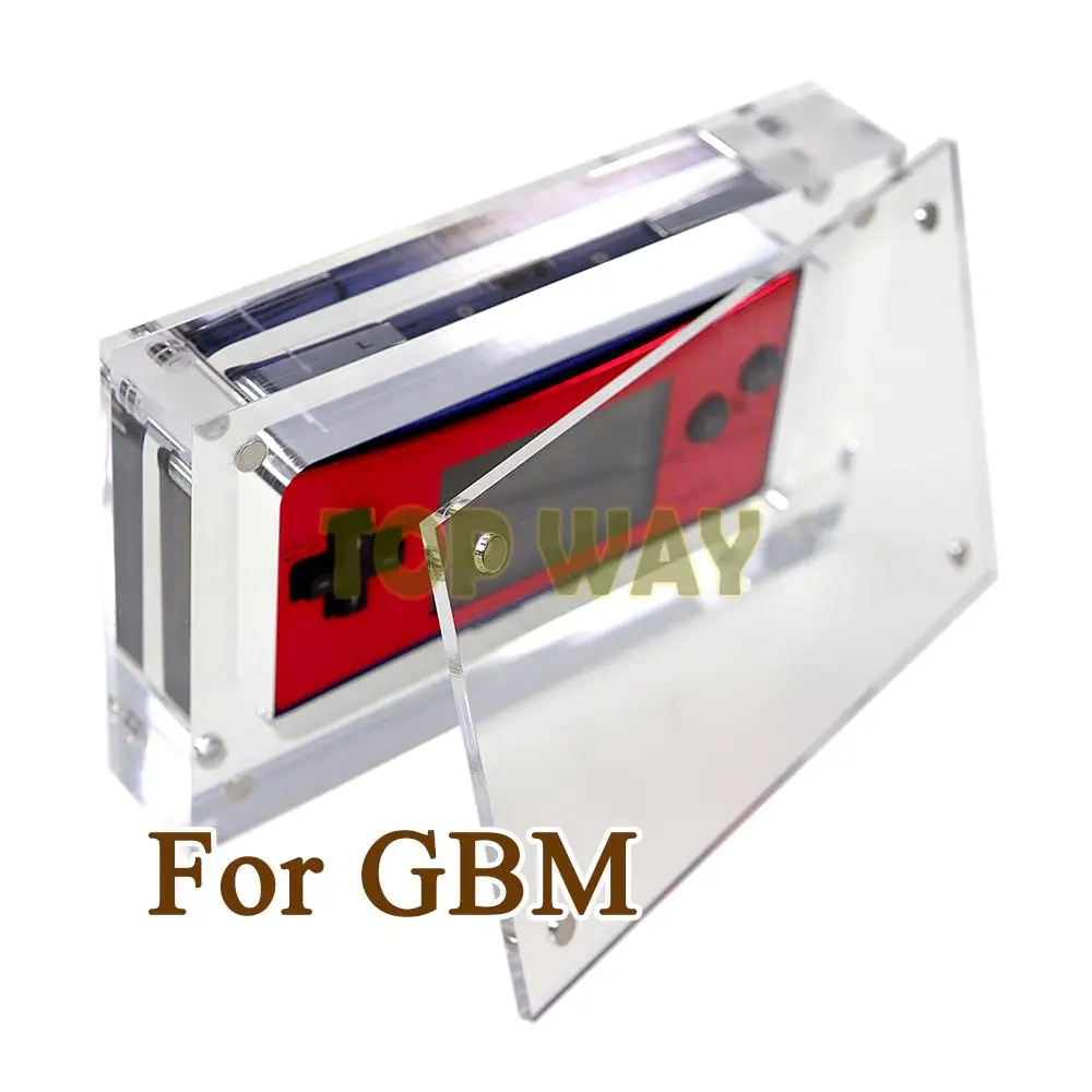 5 шт. для Gameboy Advanced GBA GBC, высокая прозрачность, акриловая магнитная крышка, коробка для хранения консоли для Game Boy Micro GBM