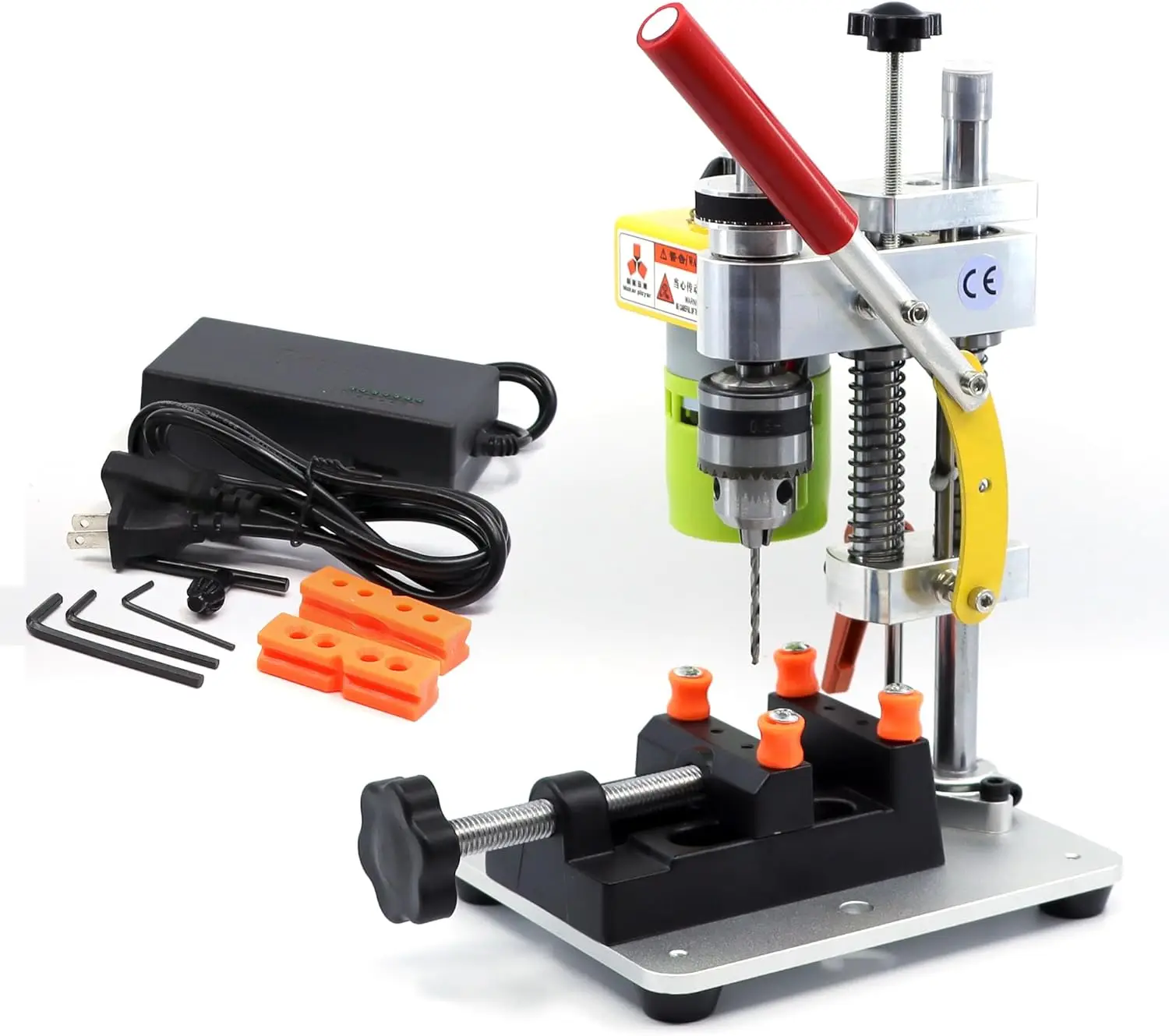 

Mini Drill Press Precision Benchtop Drilling Machine Elecric Portable Table Driller CNC 795 Motor B10 Chuck Metal Wooden