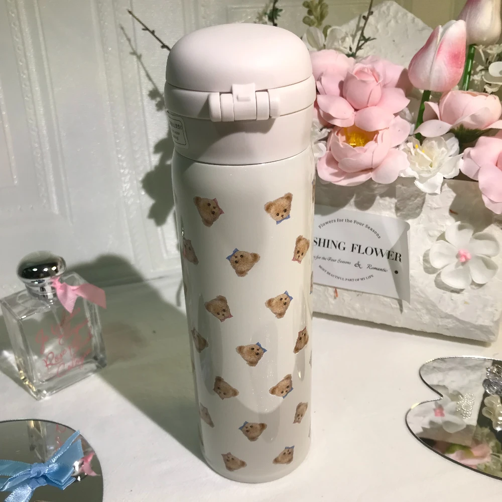 Flower Knows 2026 New Year Gift  Thermos Tumbler Cup 500ml- Complete Beauty Essentials