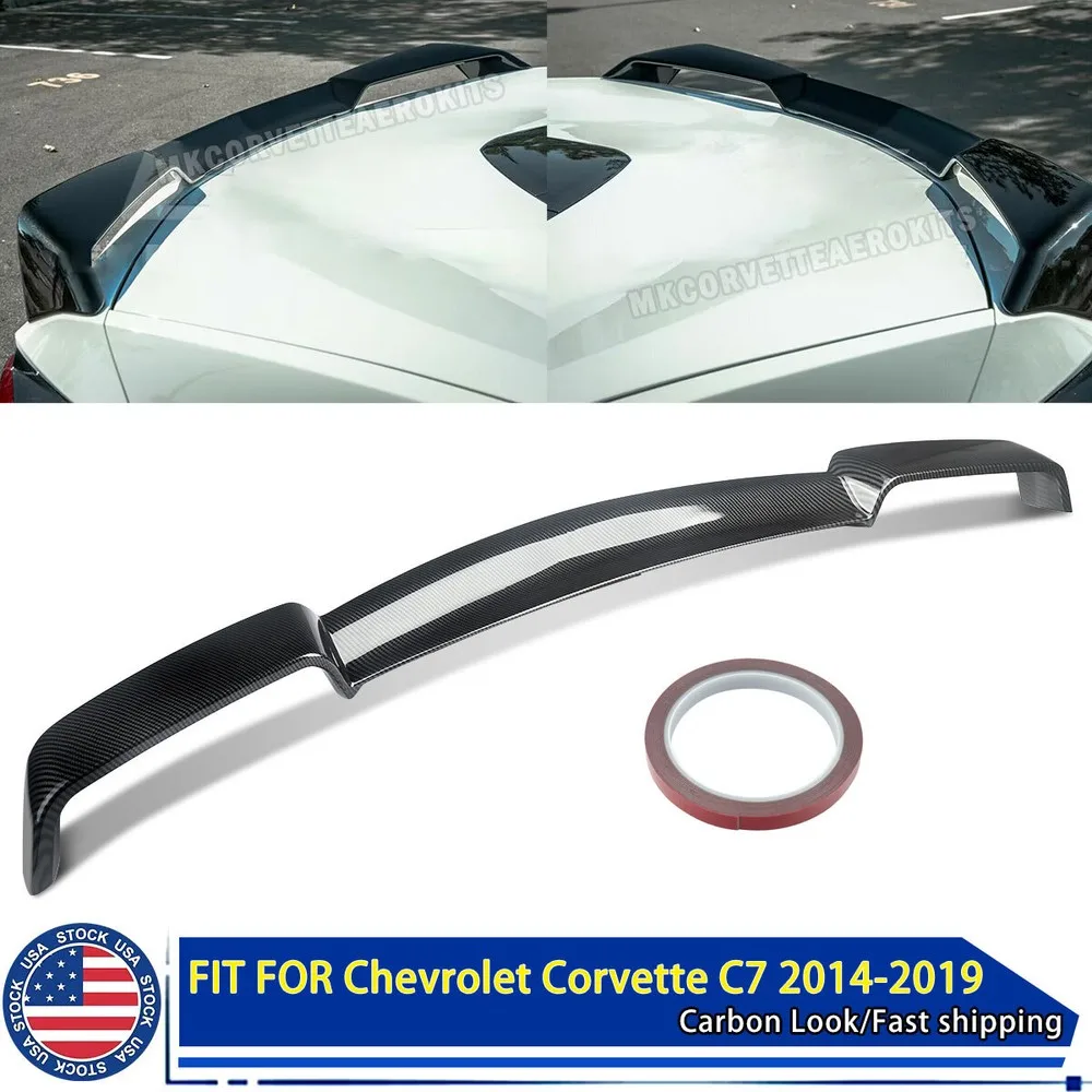 

Rear Trunk Wing Spoiler Ducktail for Chevrolet Corvette C7 Sport C8 Style 2-door 2014 2015 2016 2017 2018 2019 Rear Roof Spoiler