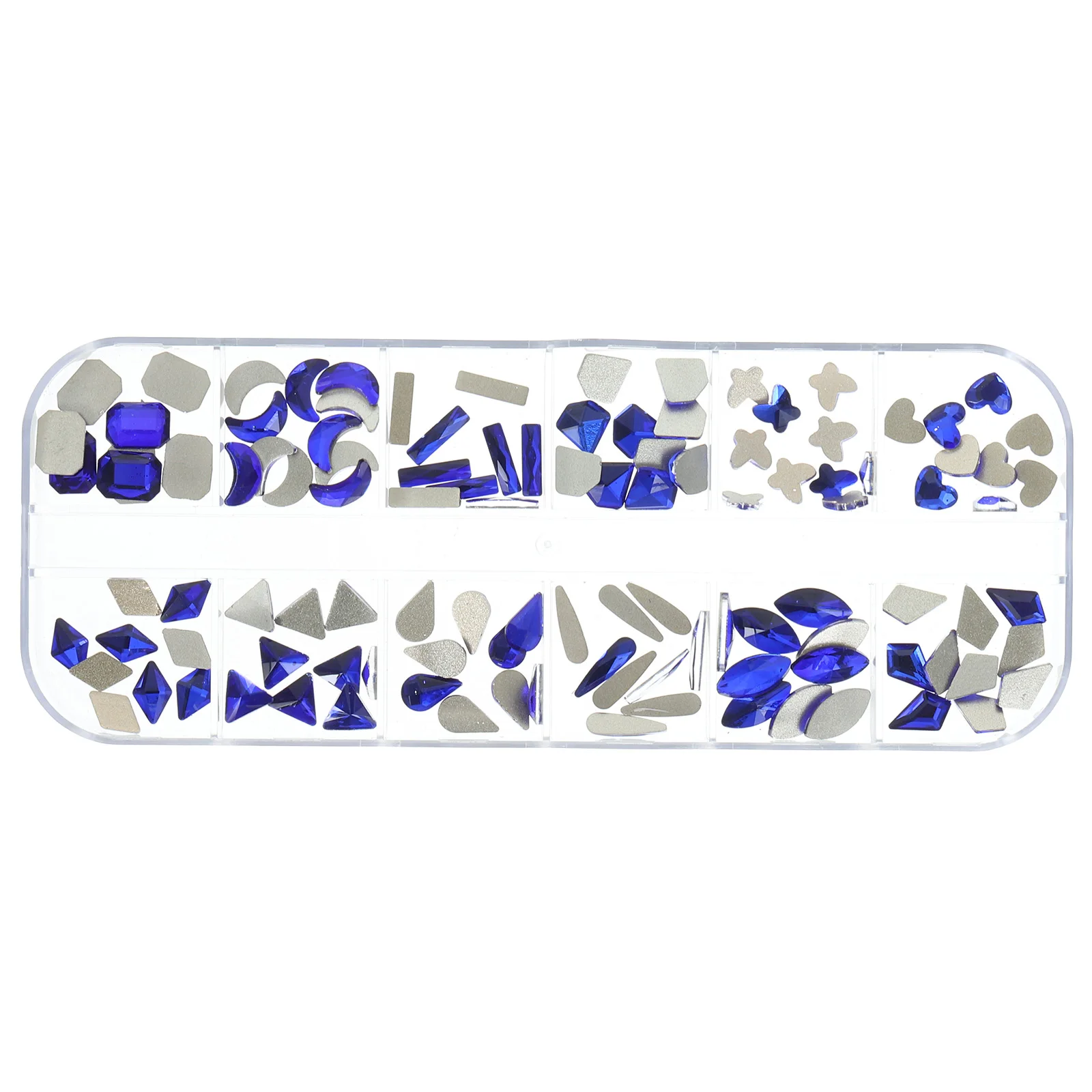 

1 Box Nail Rhinestones Kit Glass Nail Diamonds Decorative Art Charms Clear Big Flatback Rhinestone Crafts Face Body Makeup Bling