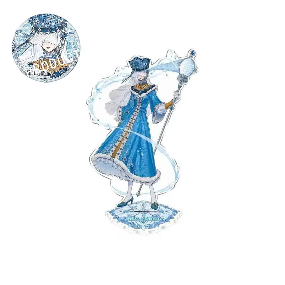 「Identity V」氷の王国テーマ「囚人修道士」2D漫画アニメーションアクリルスタンド、ギフトバッジブローチ