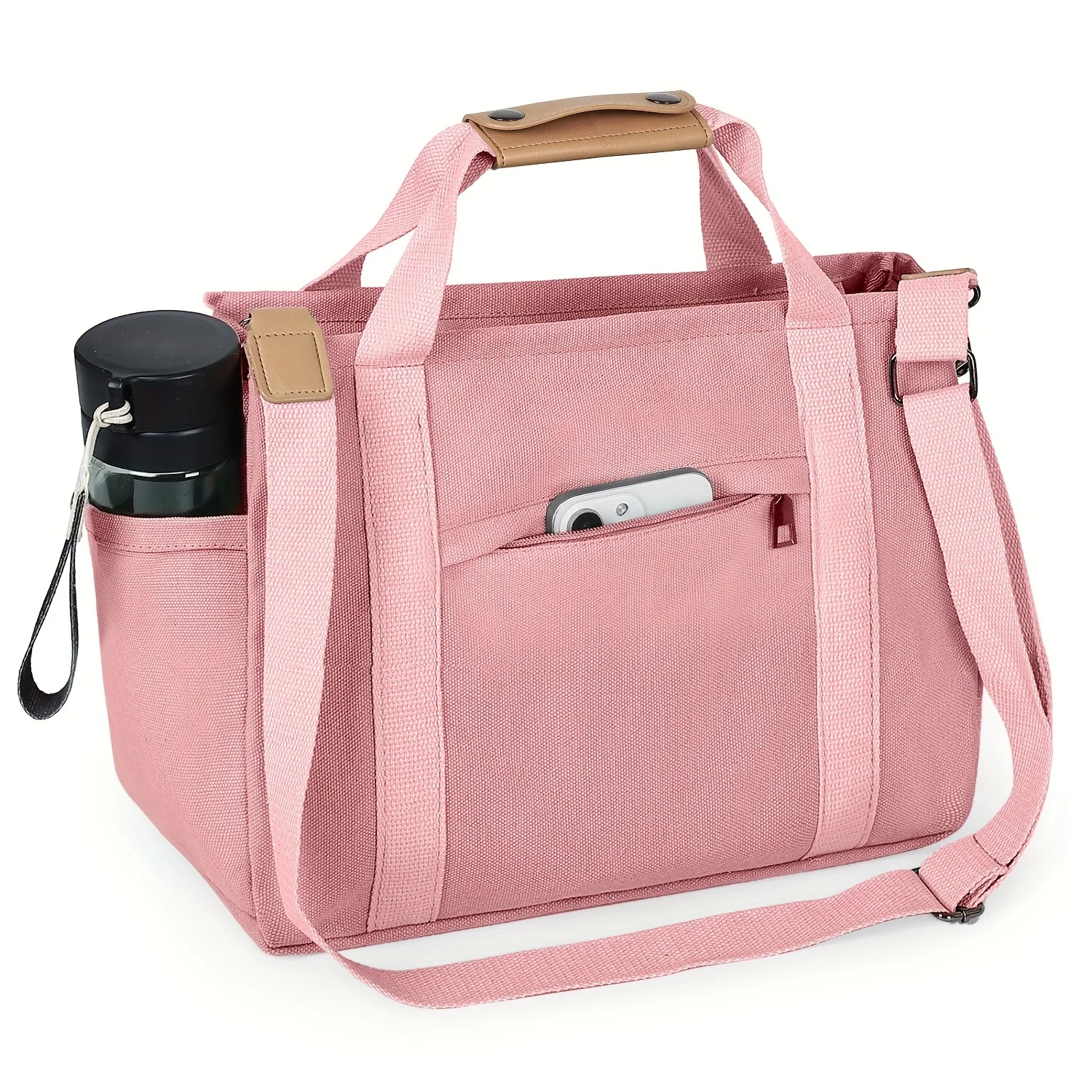 

Tote Bag for Women with Pockets, Cute Crossbody Shoulder Purses Mommy Handbag for Work Travel