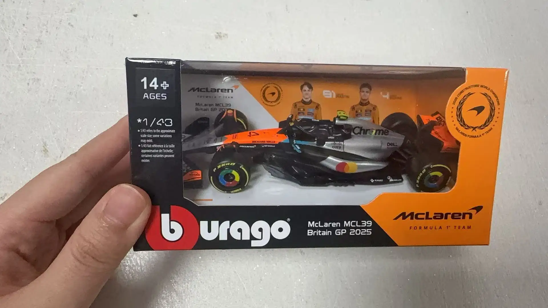 Bburago 1:43 F1 Ferrari SF25 Monza Italy Alloy Car Die Cast Model Toy,Multiple F1 options available Red Bull RB16B Mercedes W10 view 2