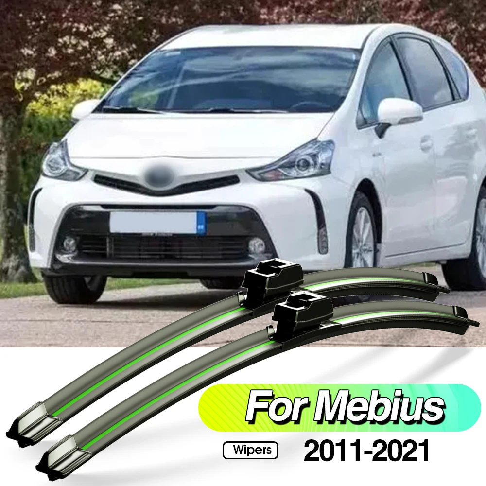 

For Daihatsu Mebius 2011-2021 2pcs Front Windshield Wiper Blades Windscreen Window Accessories 2012 2013 2014 2016 2017 2020