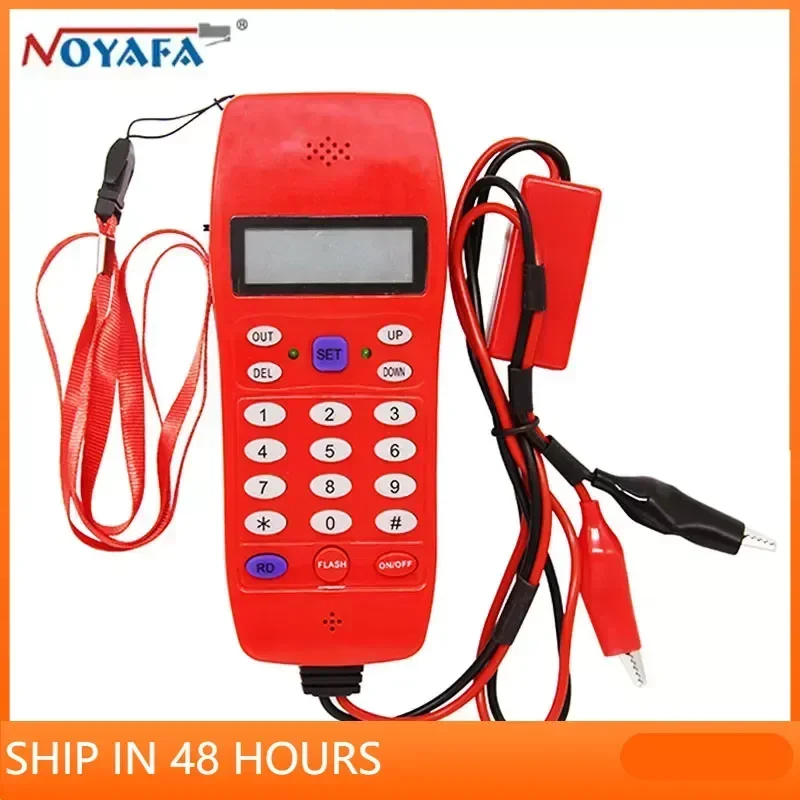 NOYAFA NF-866 Lineman Phone Cable Tester Tracker For Check FSK and DTM Caller ID Display Automatic Detection