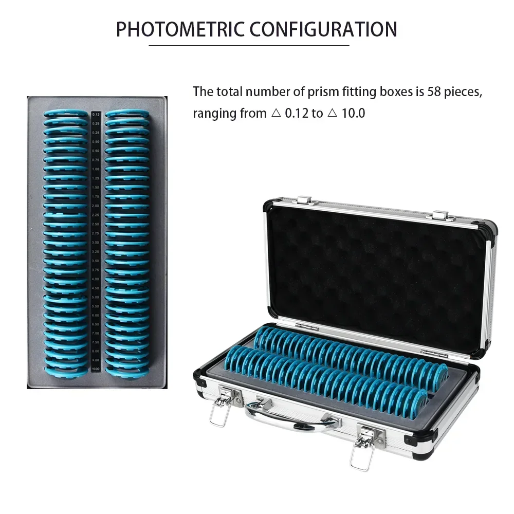 High Quality Optical Equipments 58 Pcs Prism Lens Set PL-58