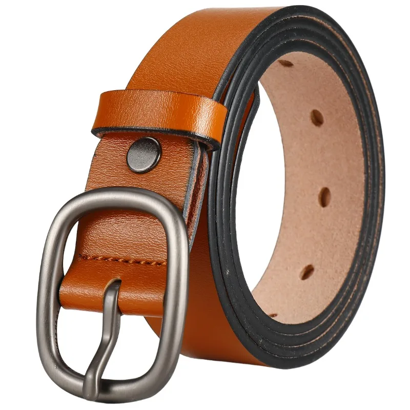 حزام نسائي بلون موحد بألوان متعددة للاختيار من بينها، حزام بنطال للتنقل اليومي متعدد الاستخدامات وبسيط وعصري