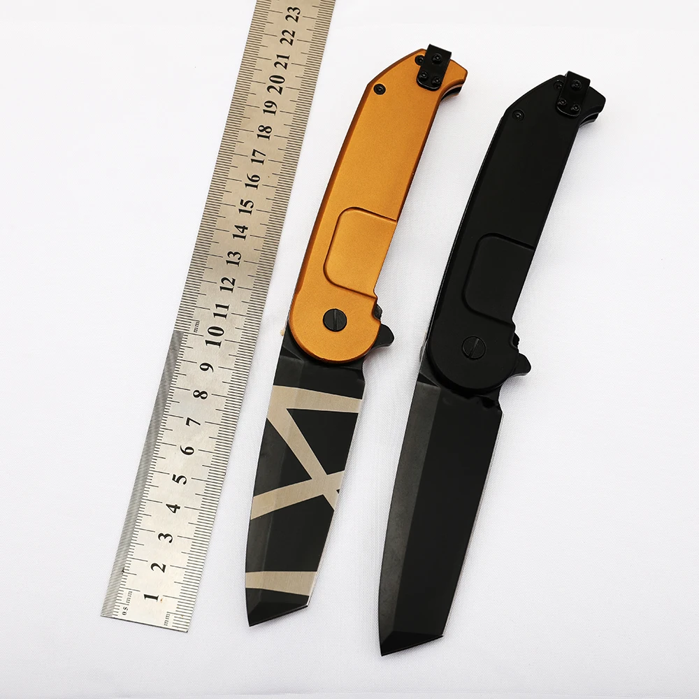 High hardness extreme value ratio MF1 T head knife aluminum alloy handle folding knife outdoor camping outdoor fruit survival ou