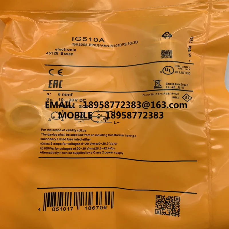 sensor IG510A IG511A IG515A