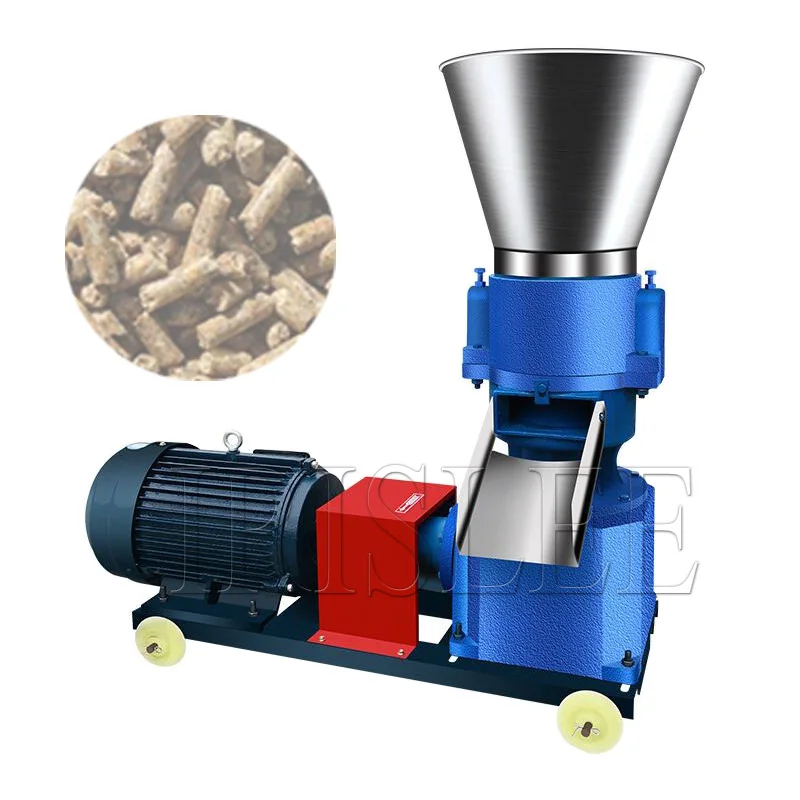 4kw Pellet Press Animal Feed Pellet Mill Biomass Pellet Machine 100kg/h-200kg/h