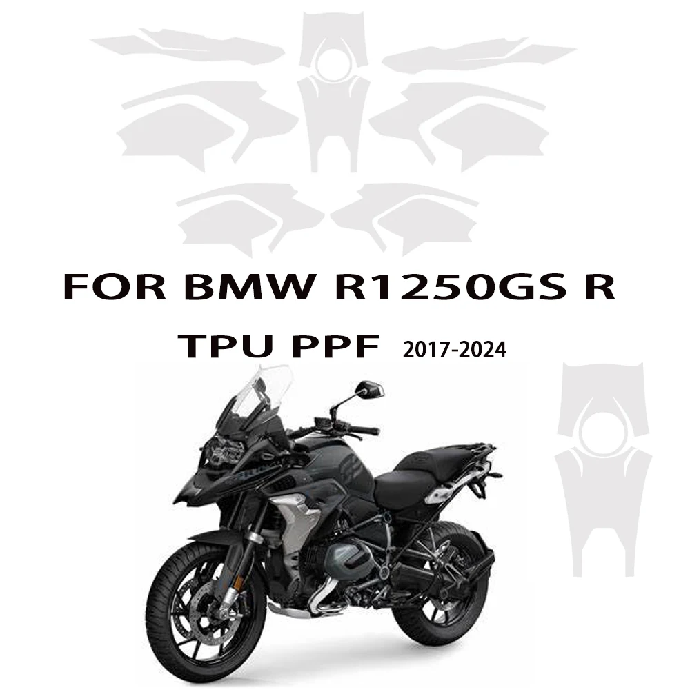 R1250GS  Motorcycle PPF Fuel Tank Protective Film For BMW R1250GS R  1250GS 2017-2024 Anti-scratch TPU Transparent Protective Fi
