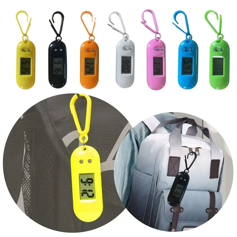 Backpack Pendant Digital Electronic Clock Mini Backpack Hourly Watch Multifunctional Time Display Clock Work Study