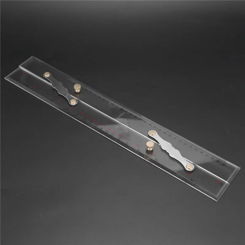 3X Marine Ruler Parallel Ruler Nautical Charts Parallel Ruler Mapping Points To Pull Parallel Ruler 450MM-Y18A