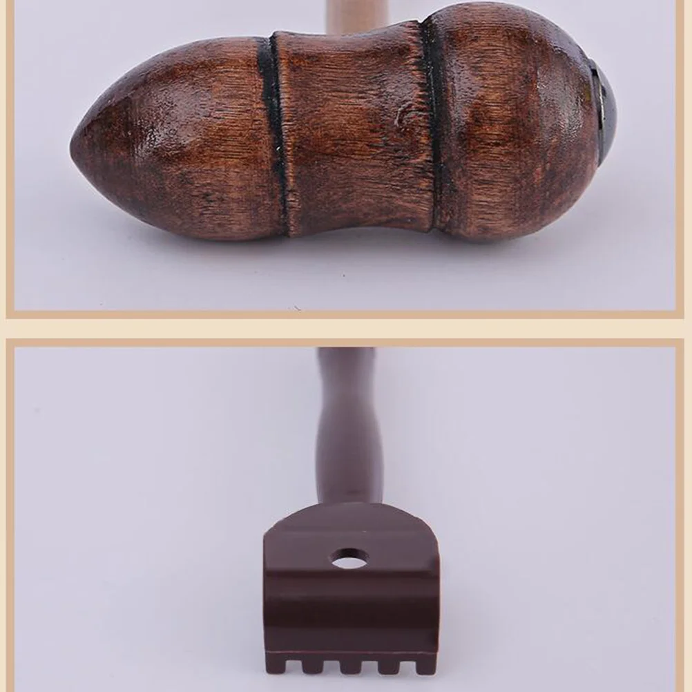 

Wooden Gourd Design Massage Hammer Roller Ball For Back Neck Waist Legs Portable Massage Stick Home Use Travel Relaxation