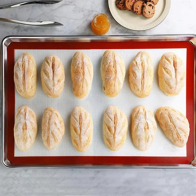 Non-Stick Silicone Baking Mat Cookie Pad Rolling Dough Mat Baking Cake Pastry Tools for Kitchen Gadget Cookie Macaron Bakeware