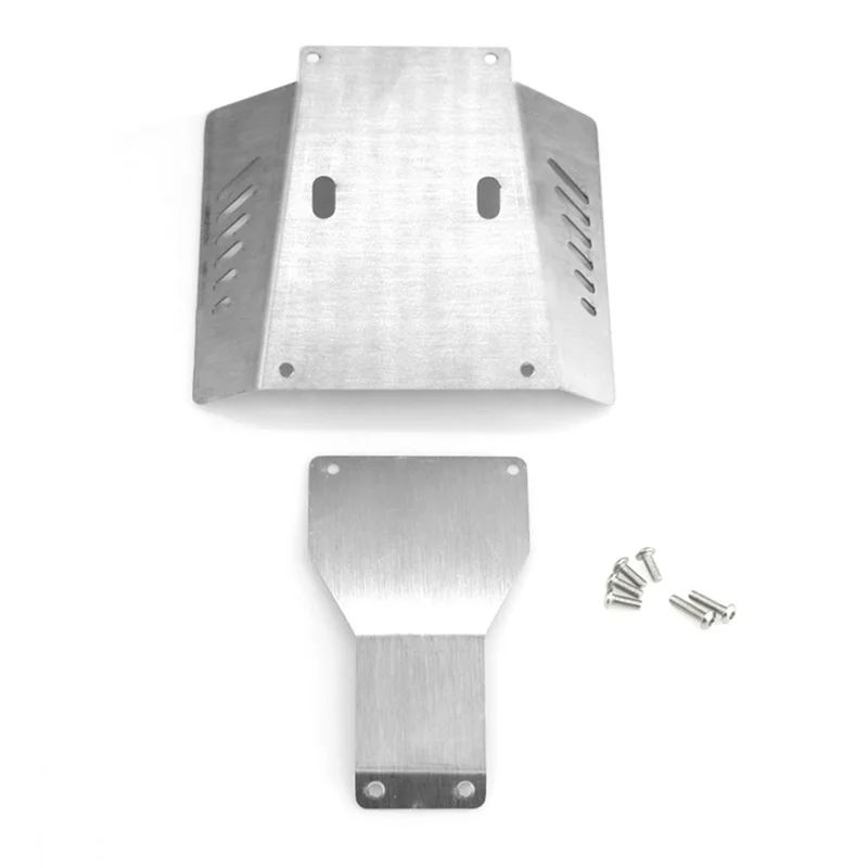 

DELAM-2X Metal Stainless Steel Chassis Armor Protection Skid Plate For Tamiya CC-01 CC01 1/10 RC Crawler Car Upgrade Parts