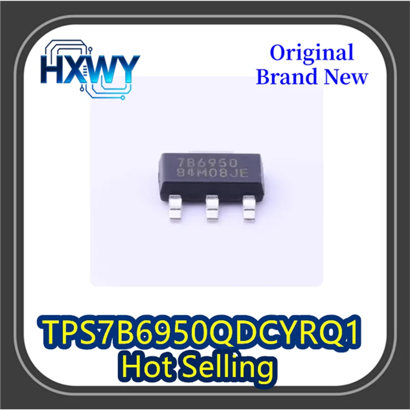 

(5/50 pieces) TPS7B6950QDCYRQ1 Linear Regulator IC Chip with Silkscreen Mark 7B6950 SOT-223 Brand New Original Fast Shipping