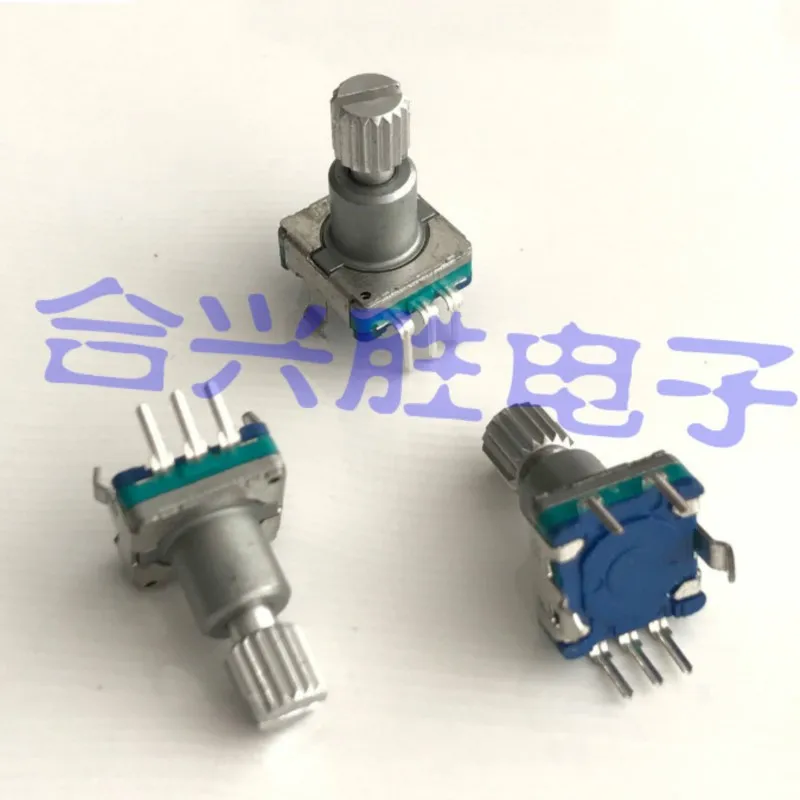 1 Piece EC11 Type Car Audio Volume Encoder Switch 18 Positioning 9 Pulse Shaft Length 14.5MM