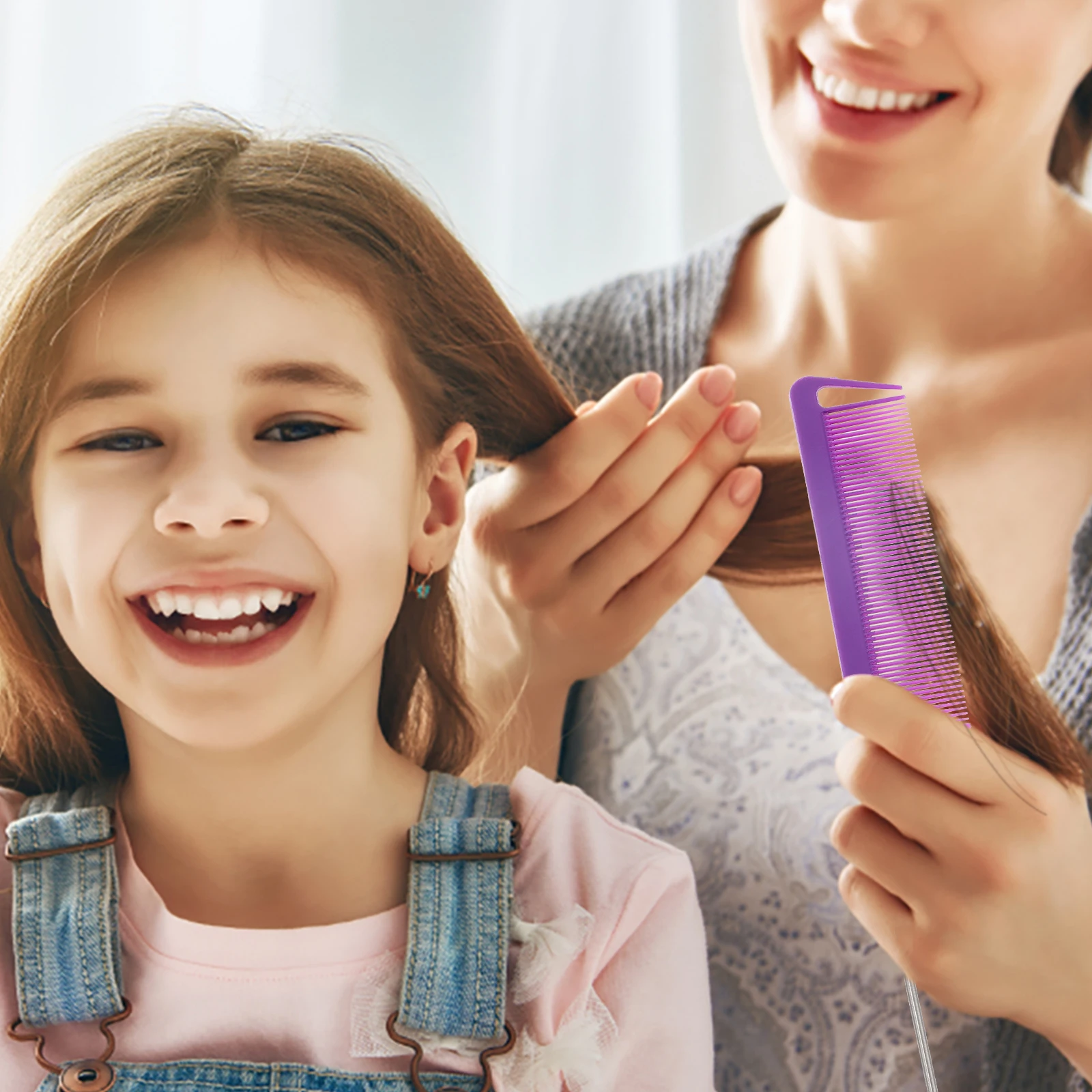

1PC Professional Hair Dye Comb ABS Material Purple Styling Brush Set Easy Clean Reusable Home Salon Use Fine Workmanship