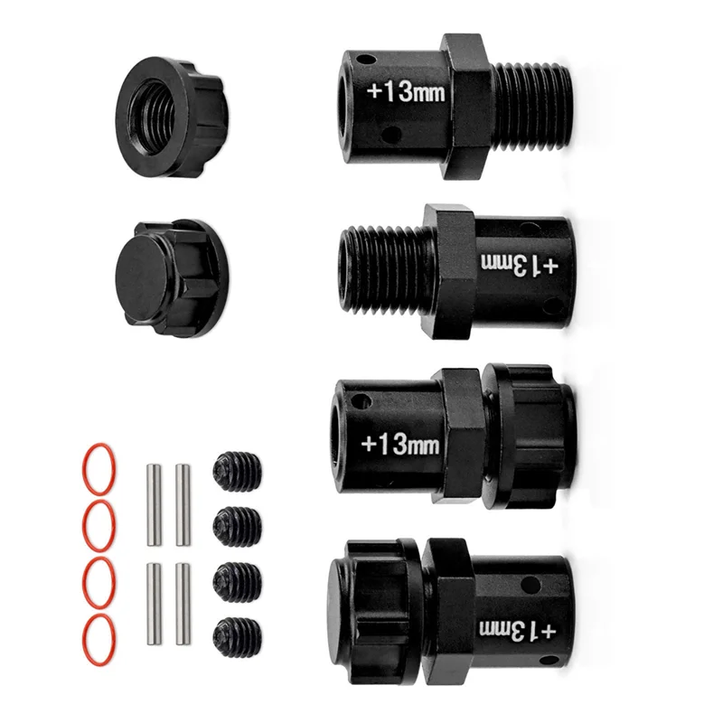 SANQ RC سيارة ترقية 13 مللي متر طقم توصيل ل Arrma1/8Kraton Typhon1/7 Bigrock RC ترقية السيارات الملحقات الأسود