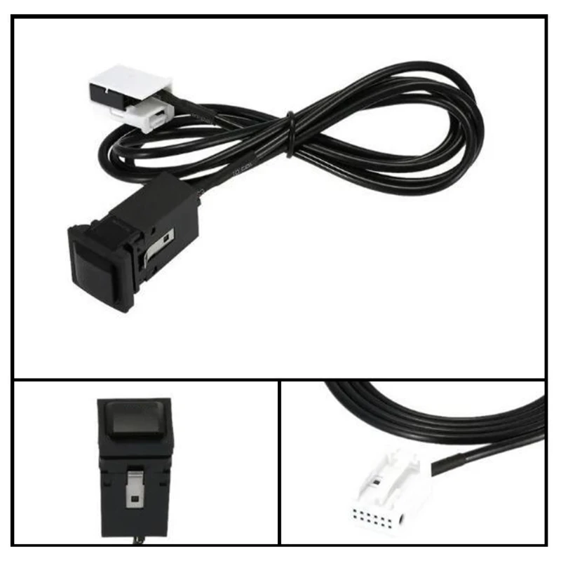 In Socket Switching Plug Music Auditory Interfaces Cord for B6 B7 Facelift RCD510 RCD310+