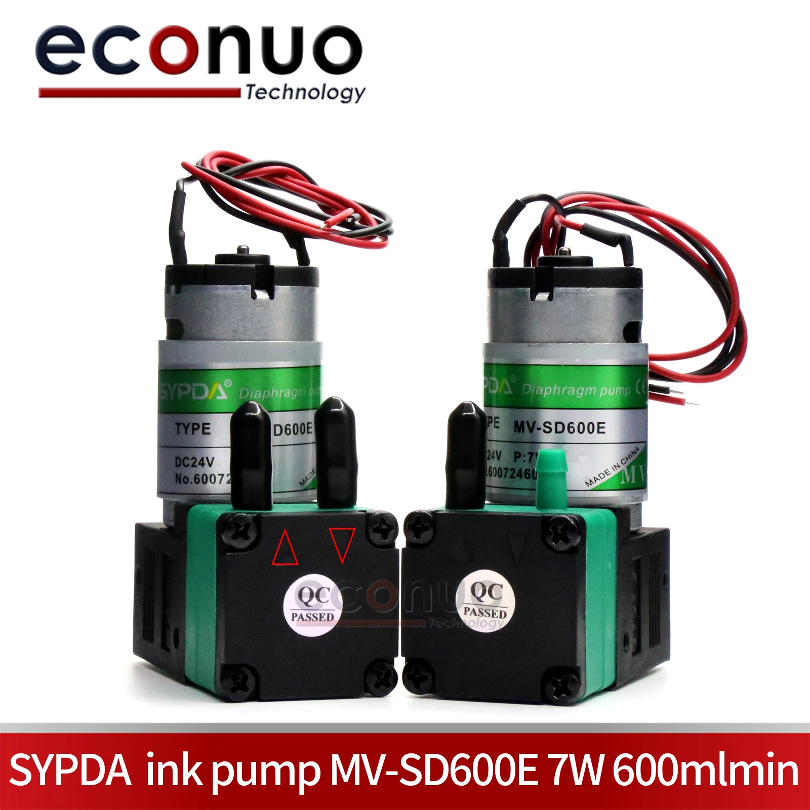SYPDA 7W 24VDC Big Ink Pump MV-SD600E Airnegative Pressure Big Ink Pump for Infiniti Crystaljet Gongzheng Inkjet Printer