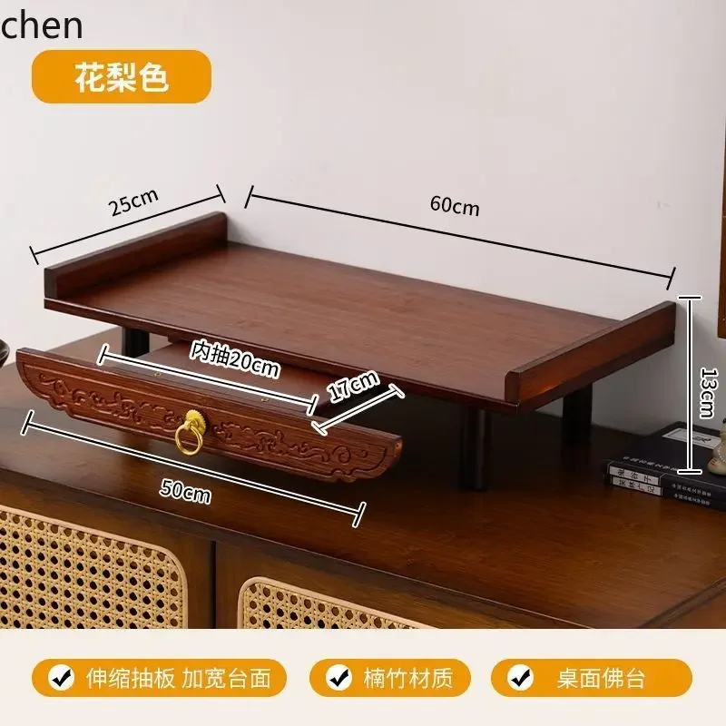 r5.21 wall-mounted buddhist niche rack god of wealth display cabinet for home incense case altar bracket guanyin altar cabinet